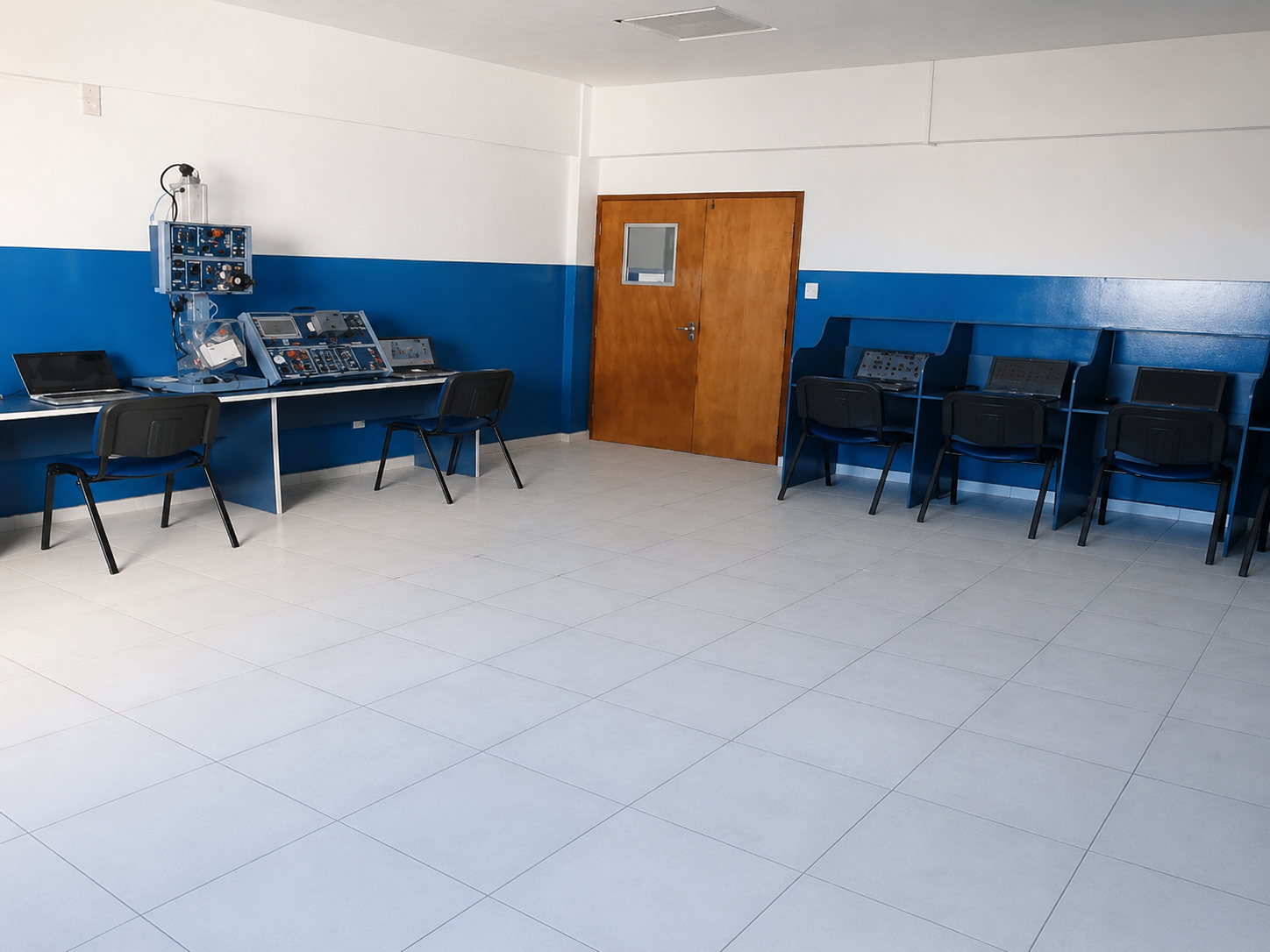 Laboratório de automação e controle industrial